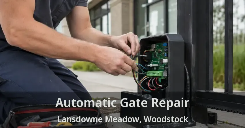 Automatic Gate Repair Lansdowne Meadow, Woodstock - ON