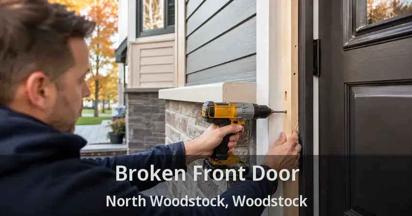 Broken Front Door North Woodstock, Woodstock - ON