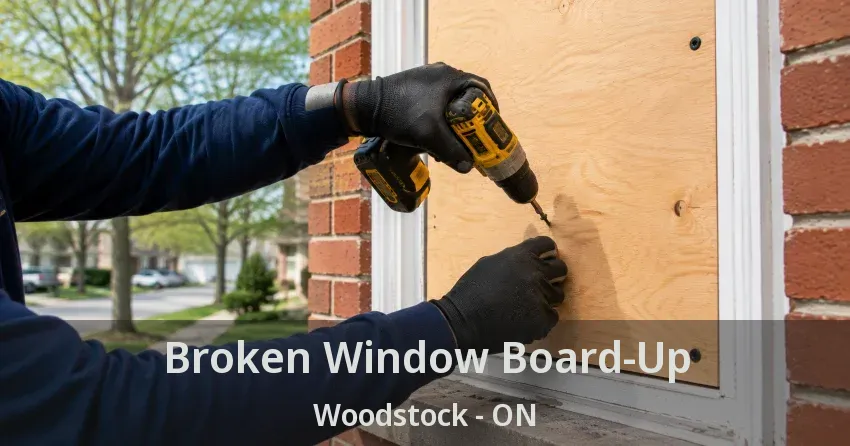 Broken Window Board-Up Woodstock - ON