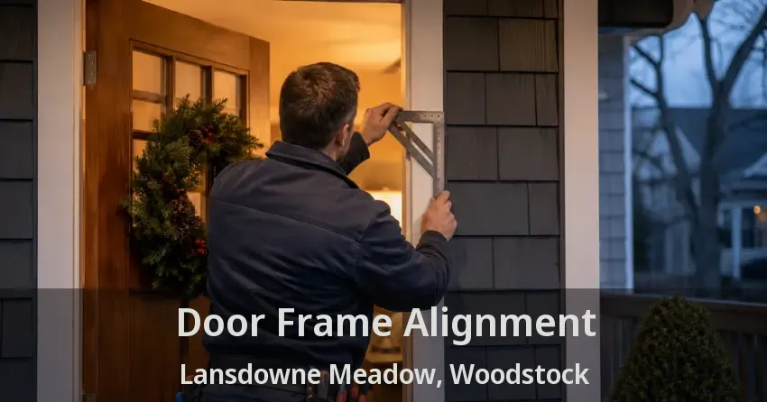 Door Frame Alignment Lansdowne Meadow, Woodstock - ON