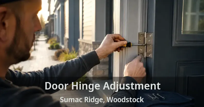 Door Hinge Adjustment Sumac Ridge, Woodstock - ON