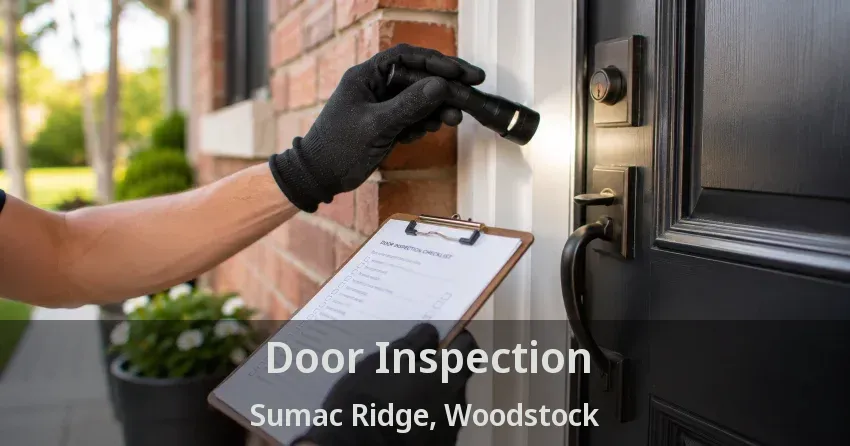 Door Inspection Sumac Ridge, Woodstock - ON