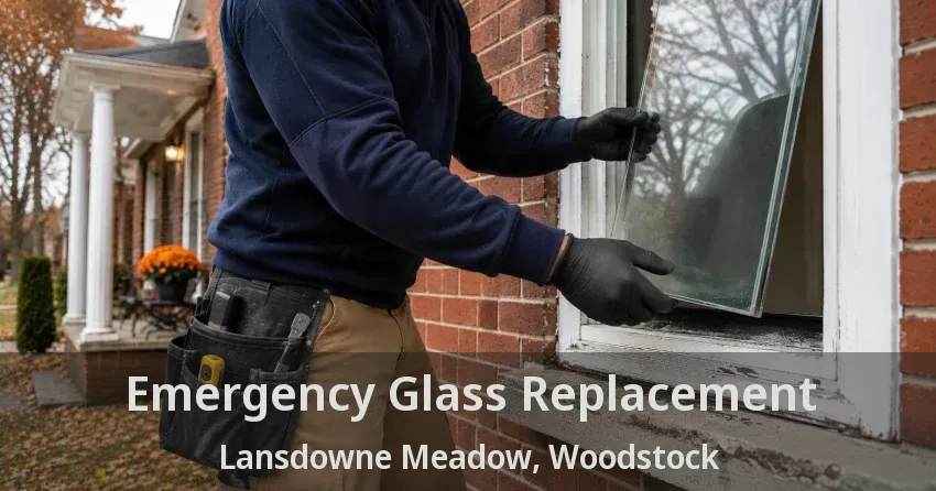 Emergency Glass Replacement Lansdowne Meadow, Woodstock - ON