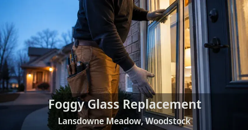 Foggy Glass Replacement Lansdowne Meadow, Woodstock - ON