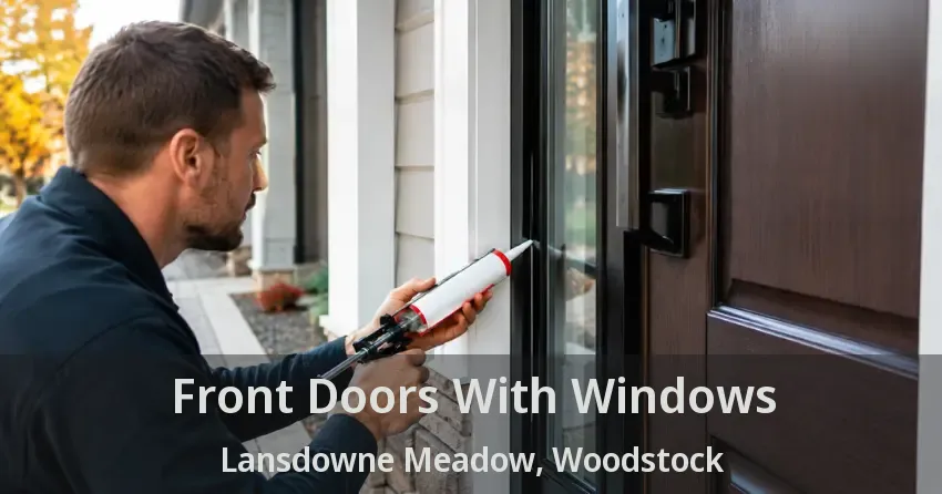 Front Doors With Windows Lansdowne Meadow, Woodstock - ON