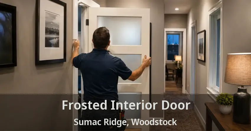 Frosted Interior Door Sumac Ridge, Woodstock - ON
