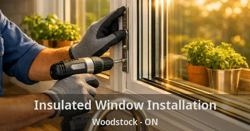 Insulated Window Installation Woodstock - ON