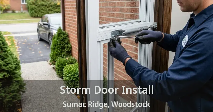 Storm Door Install Sumac Ridge, Woodstock - ON