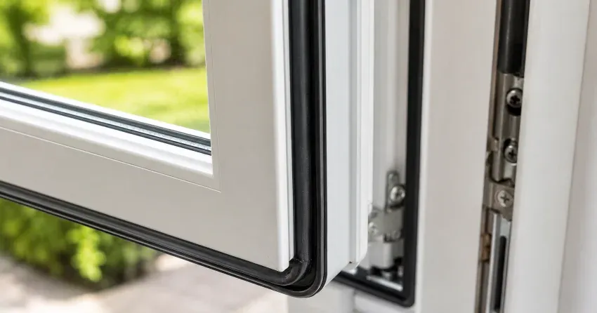 casement window cranked fully open in a Woodstock home