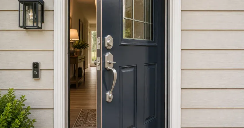 energy-efficient exterior door upgrade installation in Perrys Lane, Woodstock